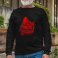 Catshirts Great Cat Scribble Long Sleeve T-Shirt Gifts for Old Men