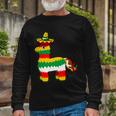 Cinco De Mayo Party Pinata Fiesta Sombrero Tshirt Long Sleeve T-Shirt Gifts for Old Men