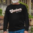 Class Of 2023 Senior 2023 Graduation Or First Day Of School Long Sleeve T-Shirt Gifts for Old Men