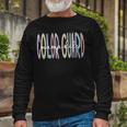 Color Guard Mama Life Color Guard Mom Long Sleeve T-Shirt Gifts for Old Men