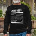 Cornish Pasties Nutrition Facts Long Sleeve T-Shirt T-Shirt Gifts for Old Men