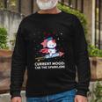 Current Mood Cue The Sparklers 4Th Of July Long Sleeve T-Shirt Gifts for Old Men