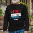 Cute 4Th Of July Matching Couple Long Sleeve T-Shirt Gifts for Old Men