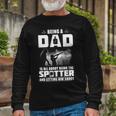 Being A Dad Letting Him Shoot Long Sleeve T-Shirt Gifts for Old Men