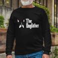 The Dog Father Boston Terrier Tshirt Long Sleeve T-Shirt Gifts for Old Men