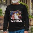 Eagle Mullet 4Th Of July Usa American Flag Merica Meaningful Long Sleeve T-Shirt Gifts for Old Men