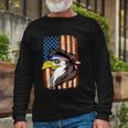 Eagle Mullet Usa American Flag Merica 4Th Of July Meaningful V2 Long Sleeve T-Shirt Gifts for Old Men