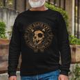 Edgar Allan Poe The Black Cat Distressed Long Sleeve T-Shirt Gifts for Old Men