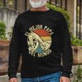 Fathers Day Spanish Dia Del Padre El Mejor Papá Del Mundo Long Sleeve T-Shirt Gifts for Old Men