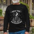 Feminist Witch Hex The Patriarchy Long Sleeve T-Shirt Gifts for Old Men