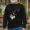 Fighting Rosters Lightsaber Cockfight Long Sleeve T-Shirt Gifts for Old Men