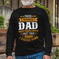 Firefighter Proud Firefighter Dad Most People Never Meet Their Heroes V2 Long Sleeve T-Shirt Gifts for Old Men