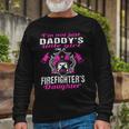 Firefighter Proud Daughter Of Firefighter Dad Firemans Girl Long Sleeve T-Shirt Gifts for Old Men
