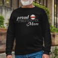 Firefighter Proud Firefighter Mom Firefighter Hero Thin Red Line V2 Long Sleeve T-Shirt Gifts for Old Men