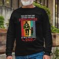 Firefighter Retro Vintage Father And Son Firefighter Dad Fathers Day Long Sleeve T-Shirt Gifts for Old Men