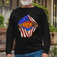 Firefighter Super Firefighter Hero Job Long Sleeve T-Shirt Gifts for Old Men