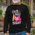 First Day Of School Little Miss 1St Grader Girls Long Sleeve T-Shirt Gifts for Old Men