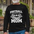 Football Cheer Mom High School Cheerleader Cheerleading Long Sleeve T-Shirt Gifts for Old Men