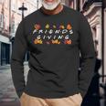 Friendsgiving Fall Autumn Friends & Thanksgiving Men Women Long Sleeve T-Shirt T-shirt Graphic Print Gifts for Old Men