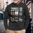 Gamer Things I Do In My Spare Time Gaming V3 Men Women Long Sleeve T-Shirt T-shirt Graphic Print Gifts for Old Men