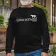 German Shorthaired Pointer Dog V2 Long Sleeve T-Shirt Gifts for Old Men