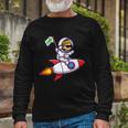 You Gme Stonk To The Moon Wsb Stock Market V2 Long Sleeve T-Shirt Gifts for Old Men