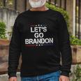 Lets Go Brandon Essential Brandon Political Long Sleeve T-Shirt Gifts for Old Men