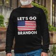 Lets Go Brandon Lets Go Brandon Flag Long Sleeve T-Shirt Gifts for Old Men