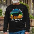 Goat Whisperer Apparel Goat Long Sleeve T-Shirt Gifts for Old Men