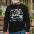 Grandpa Grandfather Tshirt Long Sleeve T-Shirt Gifts for Old Men