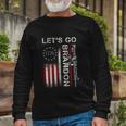 Gun 1776 American Flag Patriots Lets Go Brandon Long Sleeve T-Shirt Gifts for Old Men