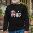 Happy 4Th Of July Ultra Maga Long Sleeve T-Shirt Gifts for Old Men