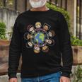 Happy Earth Day Children Around The World Long Sleeve T-Shirt Gifts for Old Men
