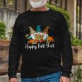 Happy Fall Yall Tshirt Gnome Leopard Pumpkin Autumn Gnomes Long Sleeve T-Shirt Gifts for Old Men