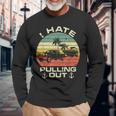 I Hate Pulling Out Boat Trailer Car Boating Captin Camping Men Women Long Sleeve T-Shirt T-shirt Graphic Print Gifts for Old Men