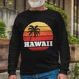 Hawaii Retro Sun Tshirt Long Sleeve T-Shirt Gifts for Old Men