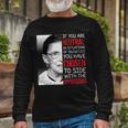 Injustice Ruth Bader Ginsburg Notorious Rbg Quote Long Sleeve T-Shirt Gifts for Old Men