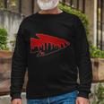 Kansas City Arrow Head Skyline Long Sleeve T-Shirt Gifts for Old Men