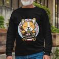 Kawaii Ramen Cute Anime Dog Corgi Japanese Noodles V2 Long Sleeve T-Shirt Gifts for Old Men