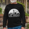 Las Vegas Skyline Tshirt Long Sleeve T-Shirt Gifts for Old Men