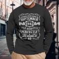 Legends Were Born In September 1982 40Th Birthday Men Women Long Sleeve T-Shirt T-shirt Graphic Print Gifts for Old Men
