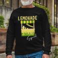 Lemonade Stand Squad Lemon Juice Drink Lover Long Sleeve T-Shirt Gifts for Old Men