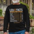 Leo Facts Zodiac Sign Astrology Birthday Horoscope Long Sleeve T-Shirt Gifts for Old Men