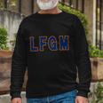 Lfgm Vintage Baseball Fans Catchers Pitchers Long Sleeve T-Shirt Gifts for Old Men