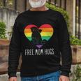 Lgbt Free Mom Hugs Pride Month Long Sleeve T-Shirt Gifts for Old Men