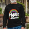 Lgbtq Rainbow Proud Mom Gay Lesbian Lgbt Cool Long Sleeve T-Shirt Gifts for Old Men