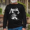 Lightning Cat Meow Logo Tshirt Long Sleeve T-Shirt Gifts for Old Men