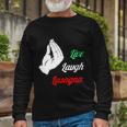 Live Laugh Lasagna Tshirt Lasagna Lovers Tshirt Long Sleeve T-Shirt Gifts for Old Men