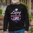 Living The Scrub Life Nurse Tshirt Long Sleeve T-Shirt Gifts for Old Men