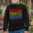 Love Kindness Science Black Lives Lgbt Equality Tshirt Long Sleeve T-Shirt Gifts for Old Men